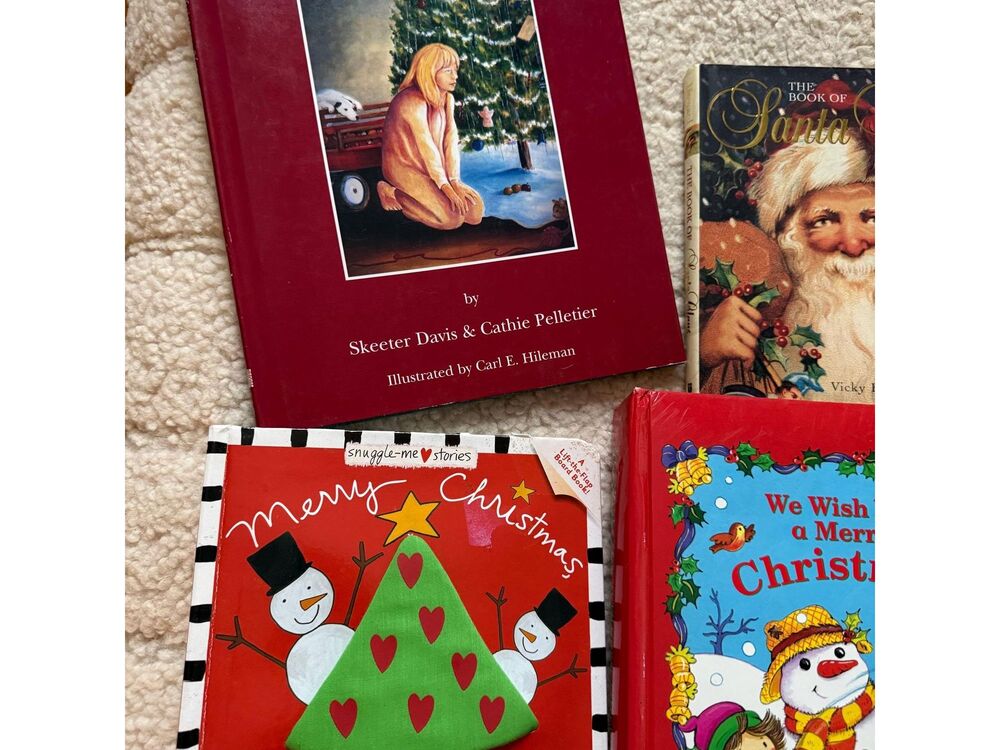 Vintage Classic Christmas Books Lot Of 7 Santa Signed By Authors (2) 1st Edition